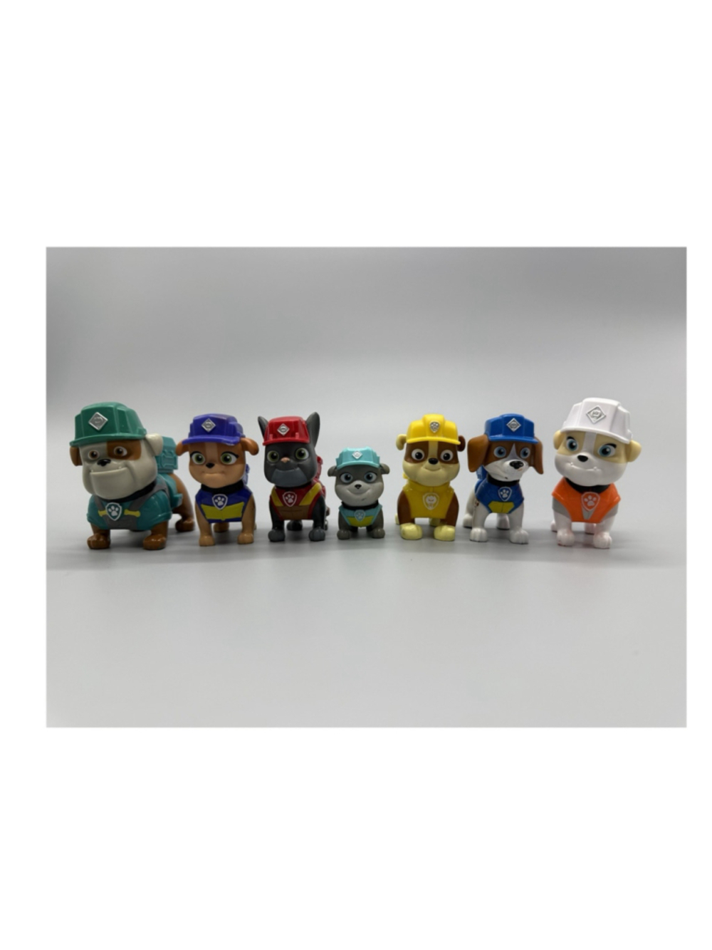 All of Rubble and Crew 7 Members from Paw Patrol